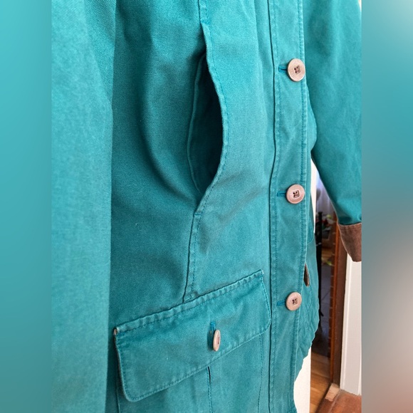 L.L. Bean | Insulated Vintage Green Barn Coat Size Small - Picture 6 of 11